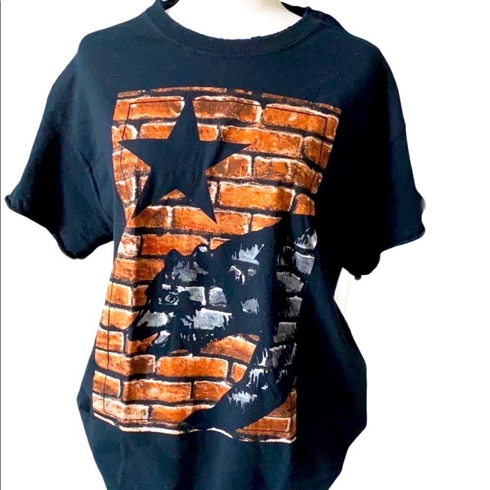 Black Graphic Short Sleeve Tee